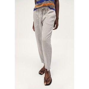 New Zara women THE SLIM JOGGER PANT Gray Size M 9632/067